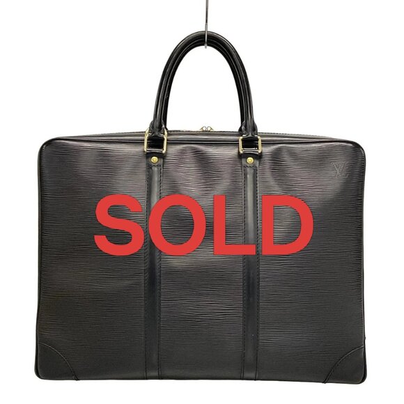 LOUIS VUITTON Porte Documents Voyage Noir Epi - Business Bag 409-061325 - Picture 1 of 11